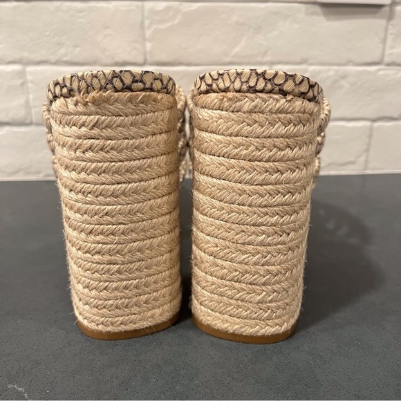 NWT Vince Camuto sz 11 Patrest jute platform heeled sandals - Picture 8 of 13